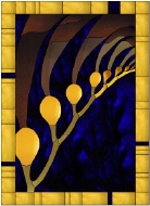 Stained Glass Pattern Giant Kelp