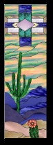 Stained Glass Pattern Arizona Desert