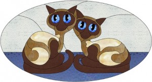 Silly Siamese Cats © Paned Expressions 2001