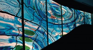 "Hope Emanates" TR Biddle Glass Artist - Ed Hoy Inspiration Ronald McDonald House Chicago
