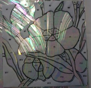 Baroque Background Glass Stained Glass Lay-out