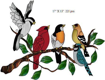 Love Birds The May Free Monthly Stained Glass Pattern Is Posted